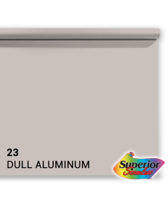 Superior Background Paper 23 Dull Aluminum 1.35 x 11m