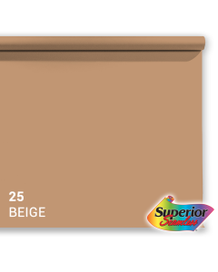 Superior Background Paper 25 Beige 1.35 x 11m