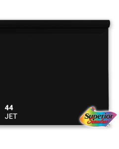 Superior Background Paper 44 Jet Black 1.35 x 11m