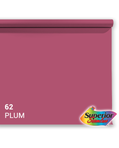 Superior Background Paper 62 Plum 1.35 x 11m