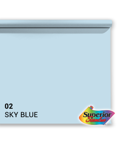 Superior Background Paper 02 Sky Blue 2.72 x 11m