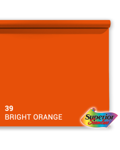 Superior Background Paper 39 Bright Orange 2.72 x 11m