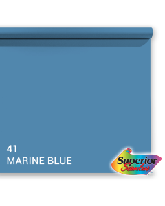 Superior Background Paper 41 Marine Blue 2.72 x 11m
