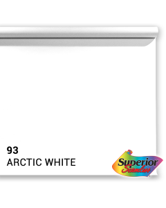 Superior Background Paper 93 Arctic White 2.72 x 11m