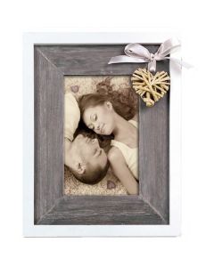 Zep Wooden Photo Frame TY0846 Blaye Grey/White 10x15 cm Zep Wooden Photo Frame TY0846 Blaye Grey/White 10x15 cm
