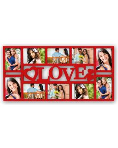 Zep Photo Frame XB5055R Reus Red for 10 Photos