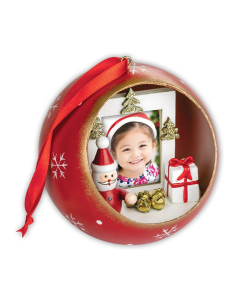 Photo Christmasball Jarvis Jarvis 3,5x4,5 ø10 cm