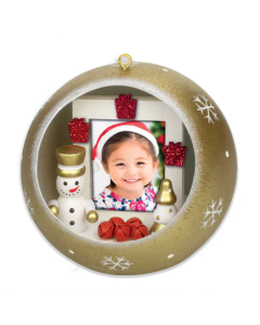 Photo Christmasball Eithel LS442 3,5x4,5 ø10 cm