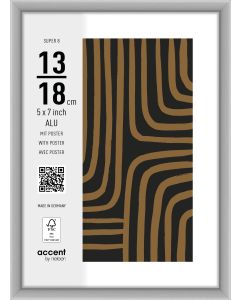 Nielsen Photo Frame 5432124 Super 8 Matt Silver 13x18 cm