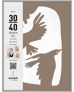 Nielsen Photo Frame 5430124 Super 8 Matt Silver 30x40 cm
