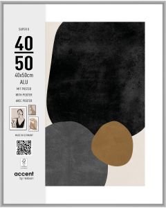 Nielsen Photo Frame 5440124 Super 8 Matt Silver 40x50 cm