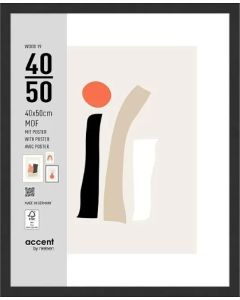 Nielsen Photo Frame 3240201 Wood 19 Black 40x50 cm