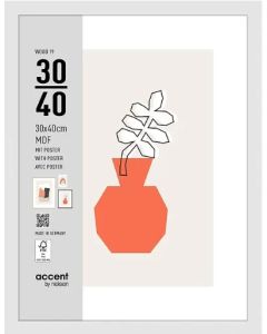 Nielsen Photo Frame 3230202 Wood 19 White 30x40 cm