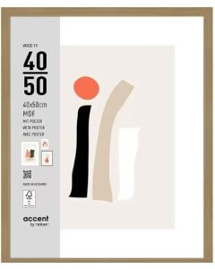 Nielsen Photo Frame 3240204 Wood 19 Natural 40x50 cm
