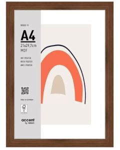 Nielsen Photo Frame 3221205 Wood 19 Walnut 21x29.7 cm