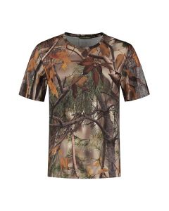 Stealth Gear T-shirt Short Sleeve Camo Forest Print size L