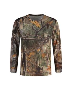 Stealth Gear T-shirt Long Sleeve Camo Forest Print size XXL