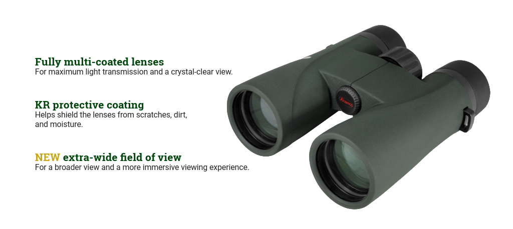 Kowa SV III verrekijker met multi-coated lenzen, KR beschermcoating en extra breed gezichtsveld Kowa SV III verrekijker met multi-coated lenzen, KR beschermcoating en extra breed gezichtsveld